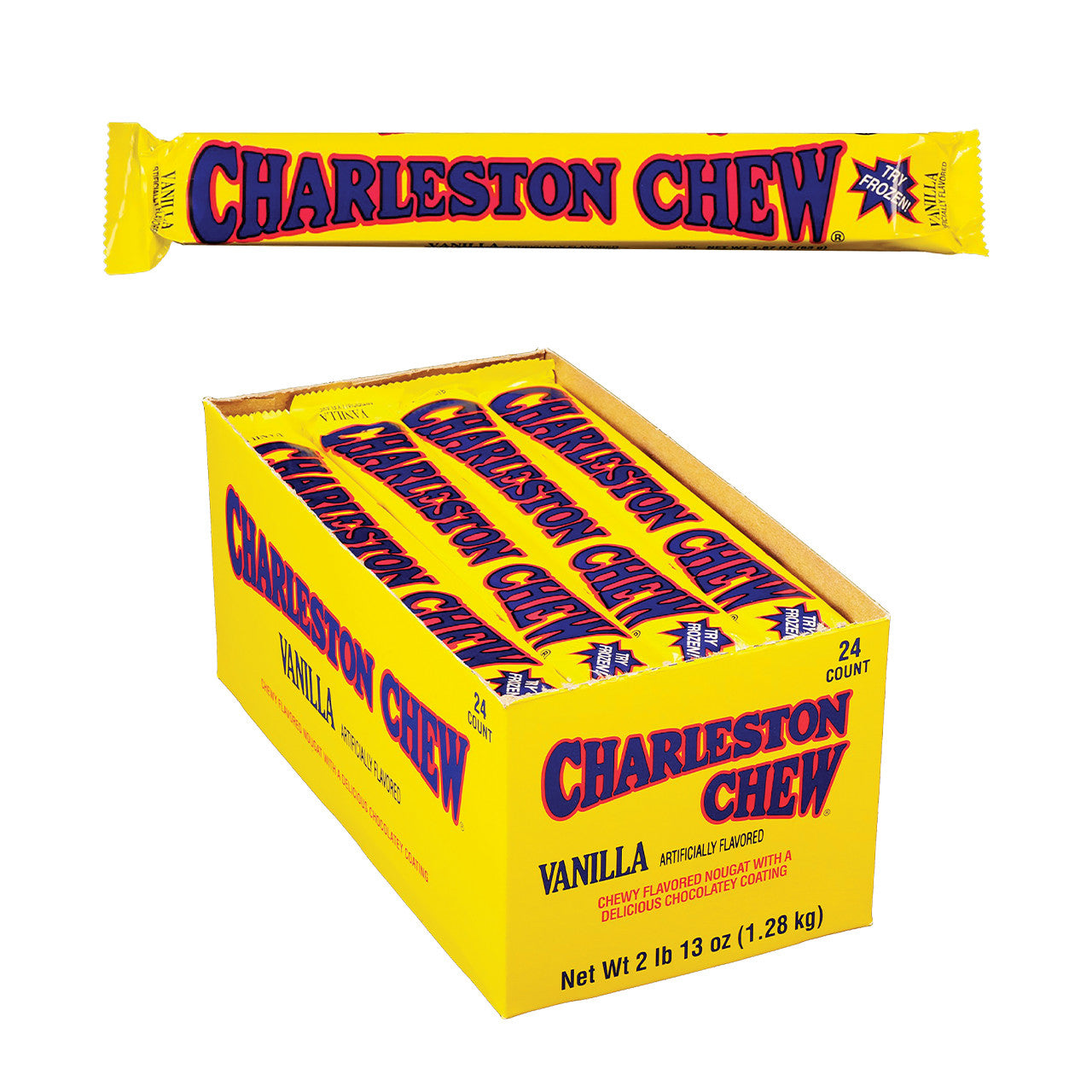 Vanilla Charleston Chew Bar Cabot's Candy