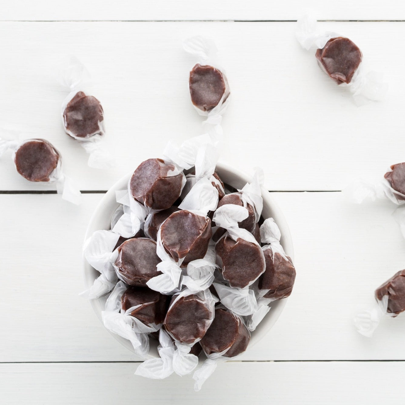 Chocolate Taffy Salt Water Taffy Candy Cabot's Candy