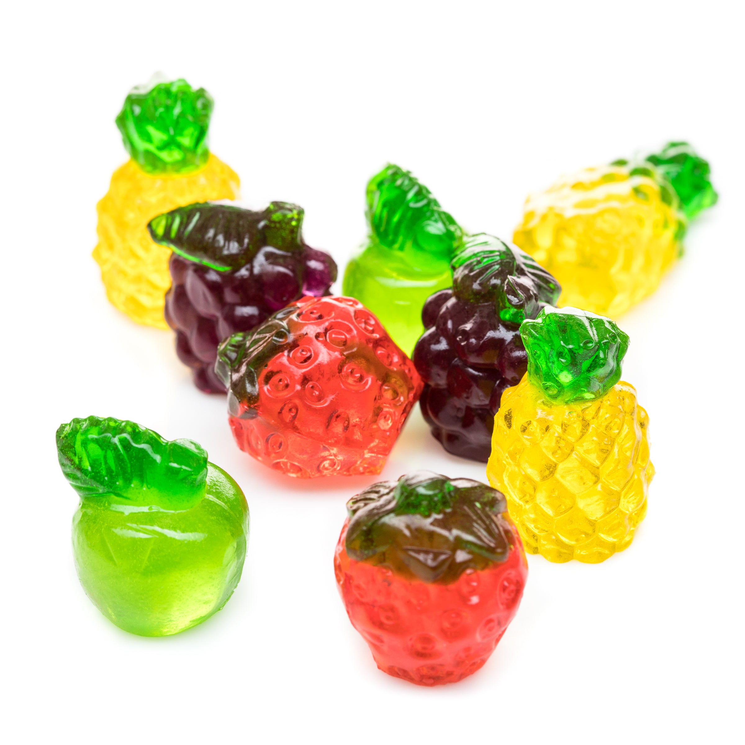 3D Gummy Fruit, Classic Bulk Candy